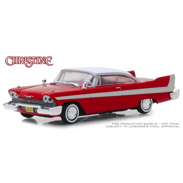 Greenlight 1 by 43 Scale 1958 Christine Plymouth Fury Model Car GRE86529